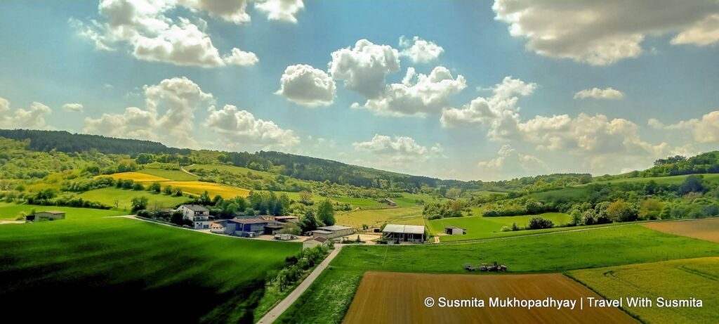 German Landscape | Train Window View | Eurailing